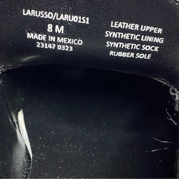 Steve Madden Larusso Black Leather Loafer 8M - Picture 11 of 14